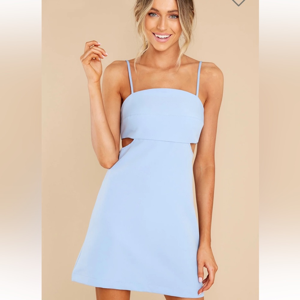Blue Cut Out Dress from Red Dress Boutique